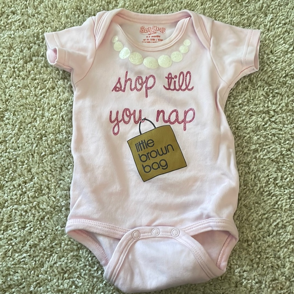 Shop till you nap onesie